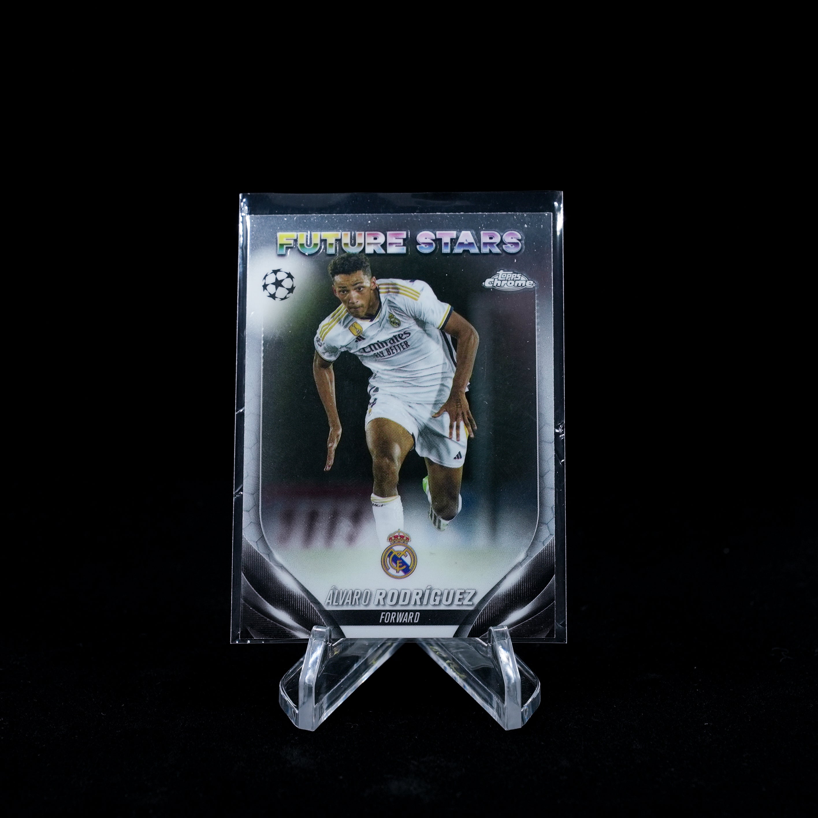2023-24 Topps Chrome UEFA Club Competitions Soccer-Álvaro Rodríguez-Future Stars